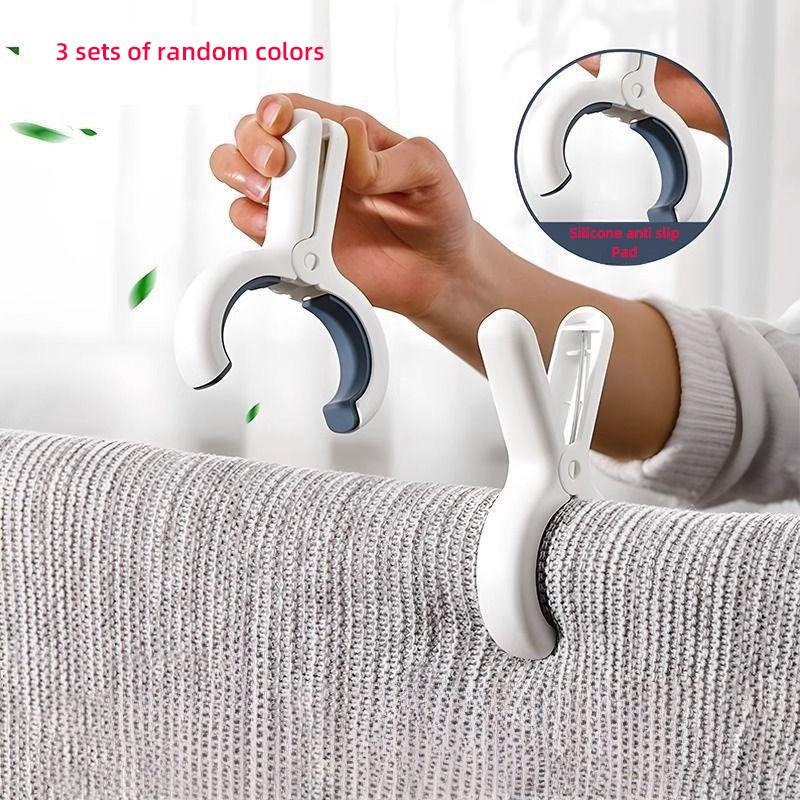

Non marking clip, clothes drying clip, quilt drying clip, socks windproof clip, bed sheet clip, plastic clip 3pcs