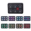 8-Color Adjustable Backlight  6 Gang Switch Panel Circuit Control Relay System Box Touch Control Panel for Boat Jeep UTV Caravan