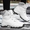Fashion Winter Women's Snow Boots 2024 New Outdoor Thickened Plush Female Sneakers Snow Shoe Warm Thick Sole Snow Waterproof Cotton Boot