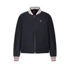 FILA Tennis Simple Retro Knit Jacket Women jackets Legendary-Blue A11W613708FNV
