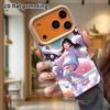 Phone Case: Lambskin 2D Flat Samsung Galaxy A34 A35 M05 M06 S20 S22 S21 FE Plus 5G Protective Case, Space Girl, Christmas and Halloween Gifts