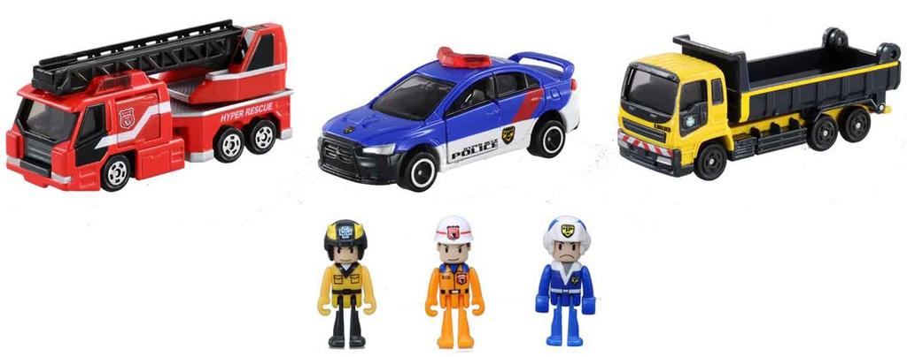 Tomica Hyper Series X Runner 3 team dispatch set