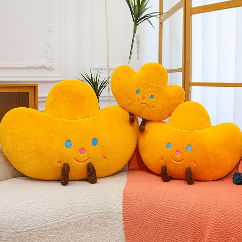 Cute Ingot Plush Toy Pillow Sofa Living Room Throw Pillow Gift Shopping Mall Doll Grabbing Machine Exchange