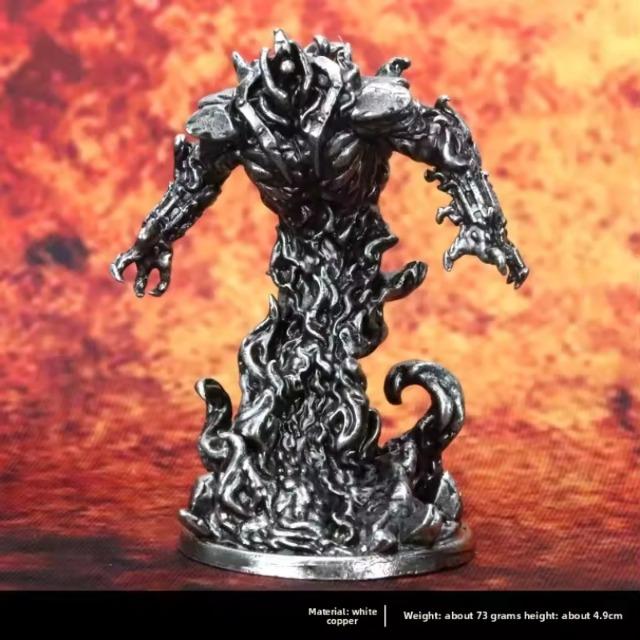 Cupronickel Metal Demon Undead Miniatures Fantasy RPG Tabletop Game Figures for Pathfinder & Similar Tabletop Gaming