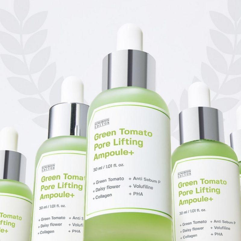 Ingredient Editor Green Tomato Hydrating Hyaluronic & Pore Minimizing Ampoule – 60ml Set