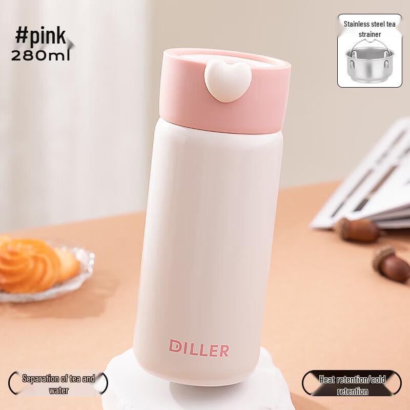 Dilebell Mini Insulated Portable Water Bottle