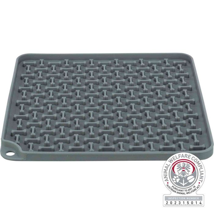 Assiette À Lécher Lick'n'Snack 20 X 20 Cm Gris Pour Chien - Trixie