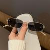 Nouveaux Lunettes de Soleil Rectangulaires à Monture Fine Marque Designer Carrées pour Femmes Lunettes de Soleil Classiques Vintage pour Hommes Lunettes UV400 Gafas De Sol