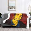 Nicholas Cage Abstract Painting Blanket Fashion Custom Nicholas Nick Cage Abstract Artist Surreal Smile