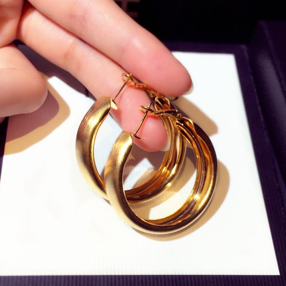 Σκουλαρίκια Δήλωσης Μεγάλου Κύκλου από Ασήμι Στερλίνα S925 για Γυναίκες