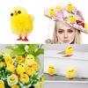 60pcs Easter Chick Surprise Toy for Filling Easter Egg Easter Party Favor Egg Hunt Supplies Kids Gift Stuffed Chicken