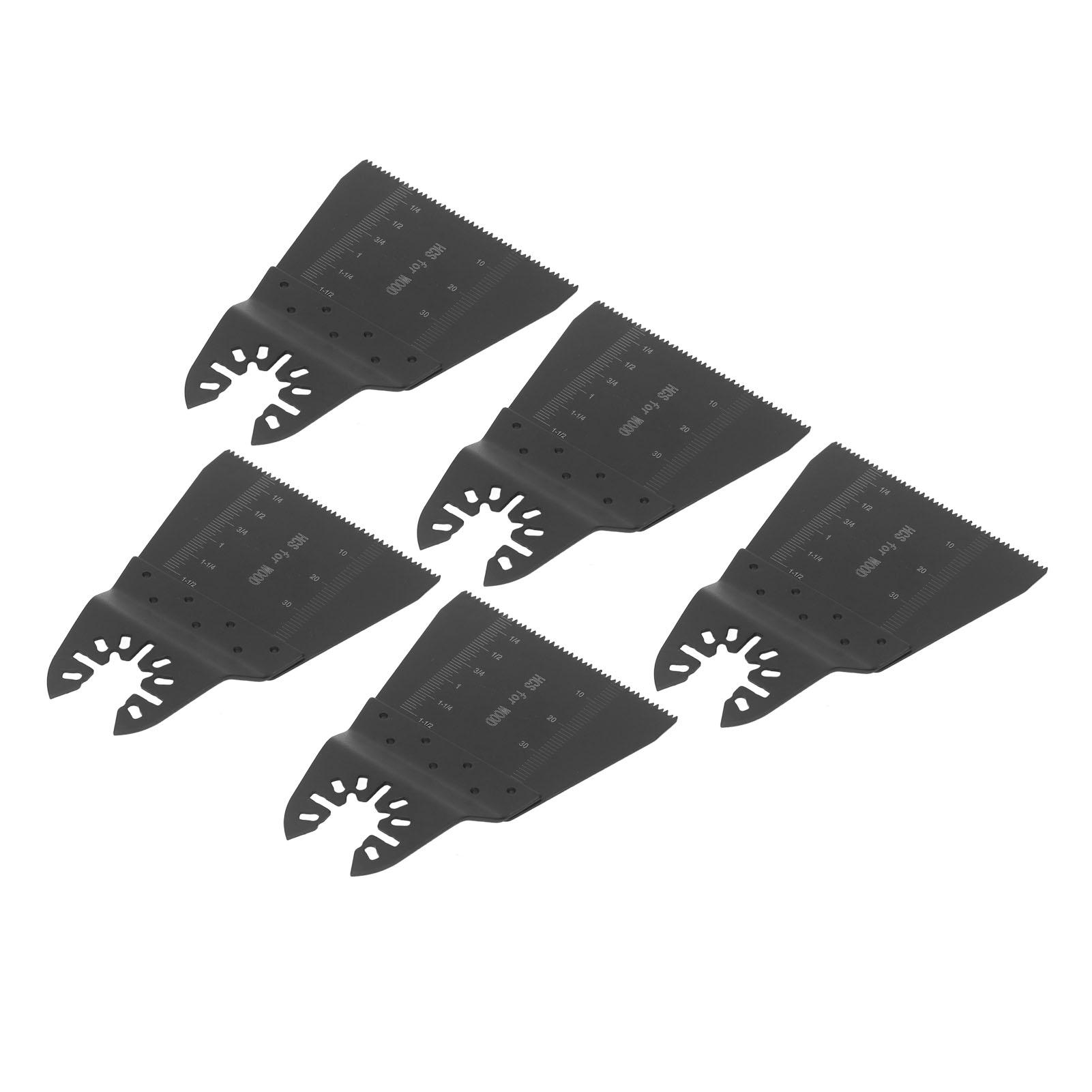 

5 Pcs Oscillating Multitool Blade 65mm Multi Purpose Quick Release Tool Saw Blade for Wood Plastic