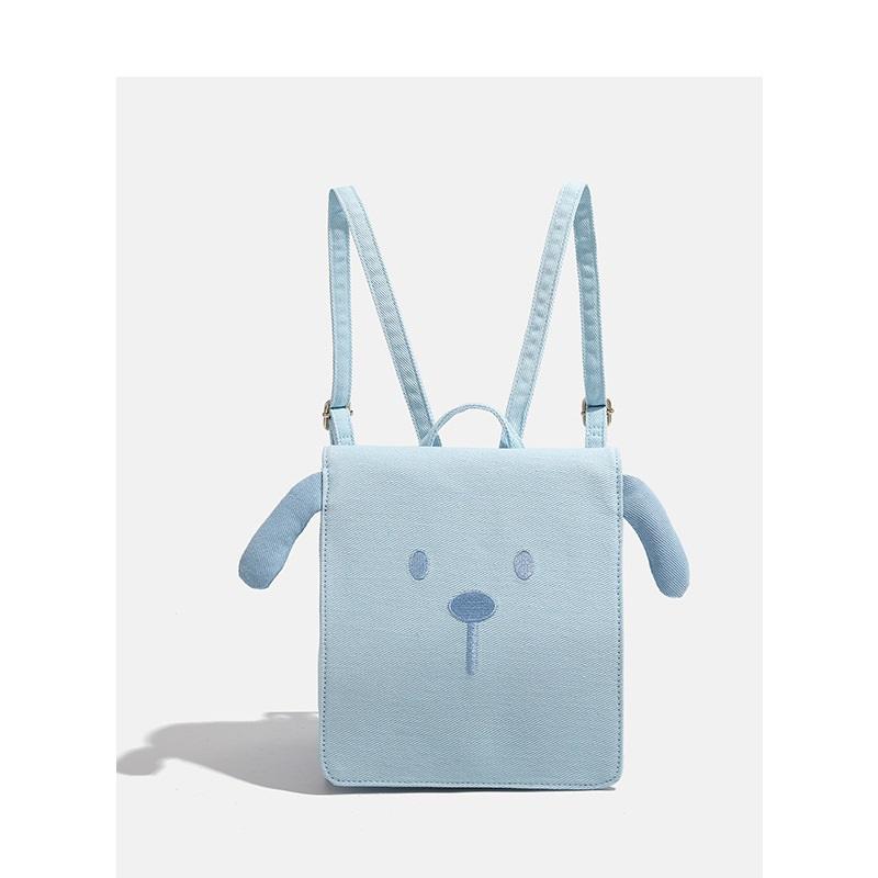 College Large Capacity Cute Puppy Backpack New Simple Class Commuting Small Backpack