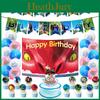 Bestie The Sea Geburtstagsparty Zubehör Dekorationen Ballons Banner Kuchenaufsatz Für Kinder