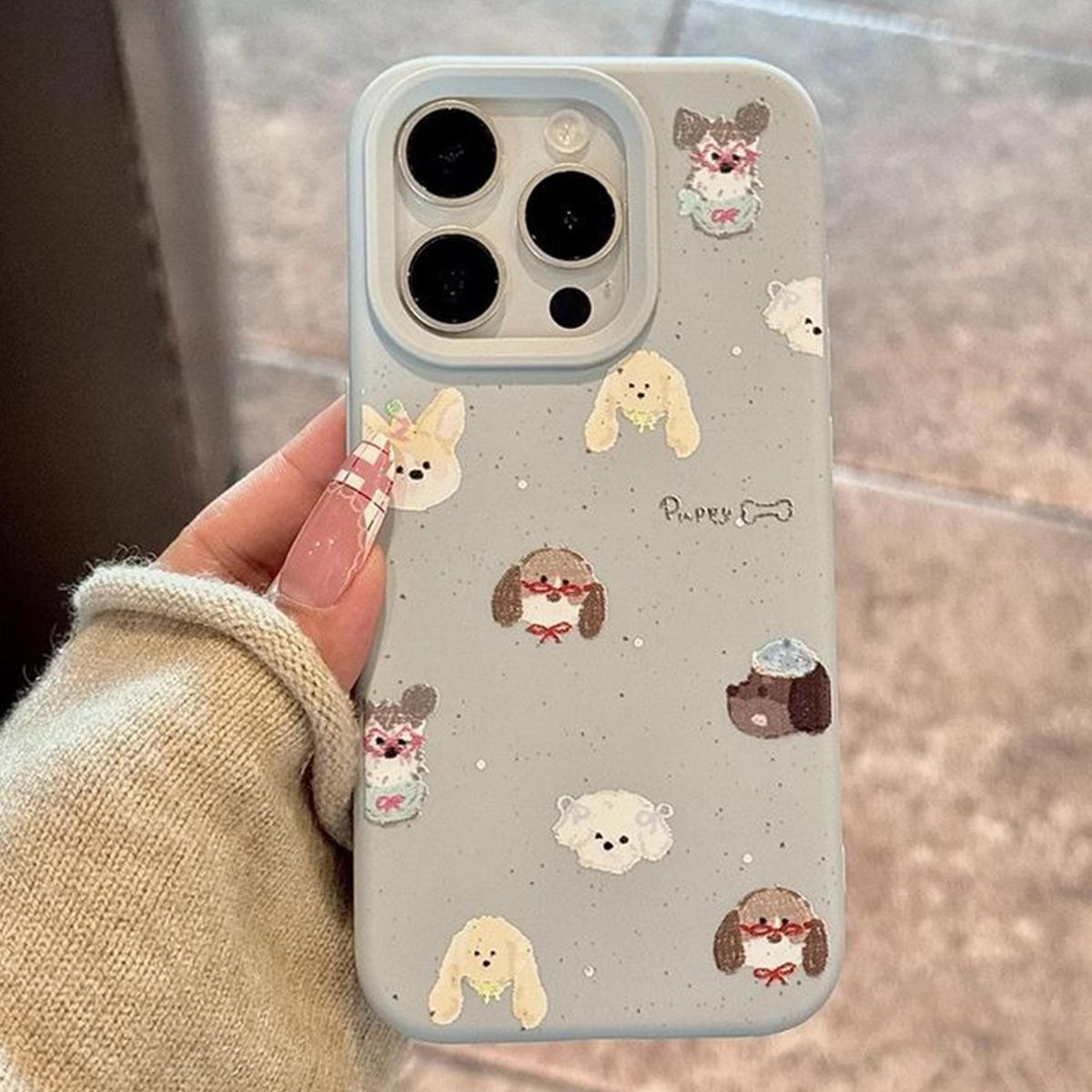 

For Apple Phone Case Glutinous Rice Shell Magnetic Suction Cute Phone Case Female Cartoon Phone Case Doll for Apple Phone Case Soft Glue For iPhone 16PROMAX