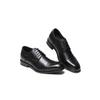 New Japanese Genuine Leather Brogue Business Formal Wear Leather Shoes Men's Height Increasing Insole Casual Oxford Square Toe Fashion Shoes