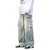 Overalls Men's Spring and Autumn New High Street Ins Trendy Brand Multi-pocket Loose Casual Pants Fashion Ruffian Handsome Straight Trousers