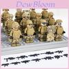 Figurine de Acțiune Mini Forțe Speciale Set Complet de 12 cu Articulații Mobile și Arme