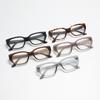 Light-sensitive Color-changing Mirror Small Frame Cat Eye Personalized Outfit Retro Trend Face-showing Glasses 6051
