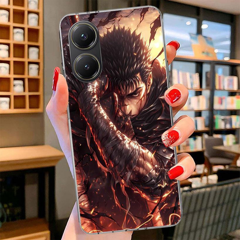 G-Guts B-Berserks Anime Phone Case For Xiaomi Poco F7 Ultra X7 X6 X5 Pro M7 Redmi 15C 15 13C 13 12C 12 10C 10 9A 9C 9T 9 Shell P