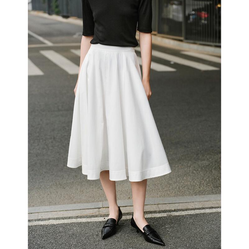 GIOVANNI VALENTINO High-Waist A-Line Midi Skirt XL