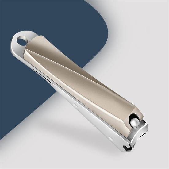 Nagelknipser, scharfe Kante, ergonomischer Griff, Edelstahl, professioneller Spritzschutz für Fingernägel und Zehennägel, Männer, Frauen, Kinder