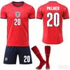 Tricou de Fotbal Anglia Away Cupa Mondială 2026 pentru Copii și Adulți PALMER #20