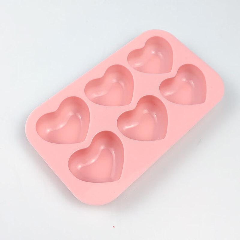 Six-Cavity Heart Silicone Baking Mold