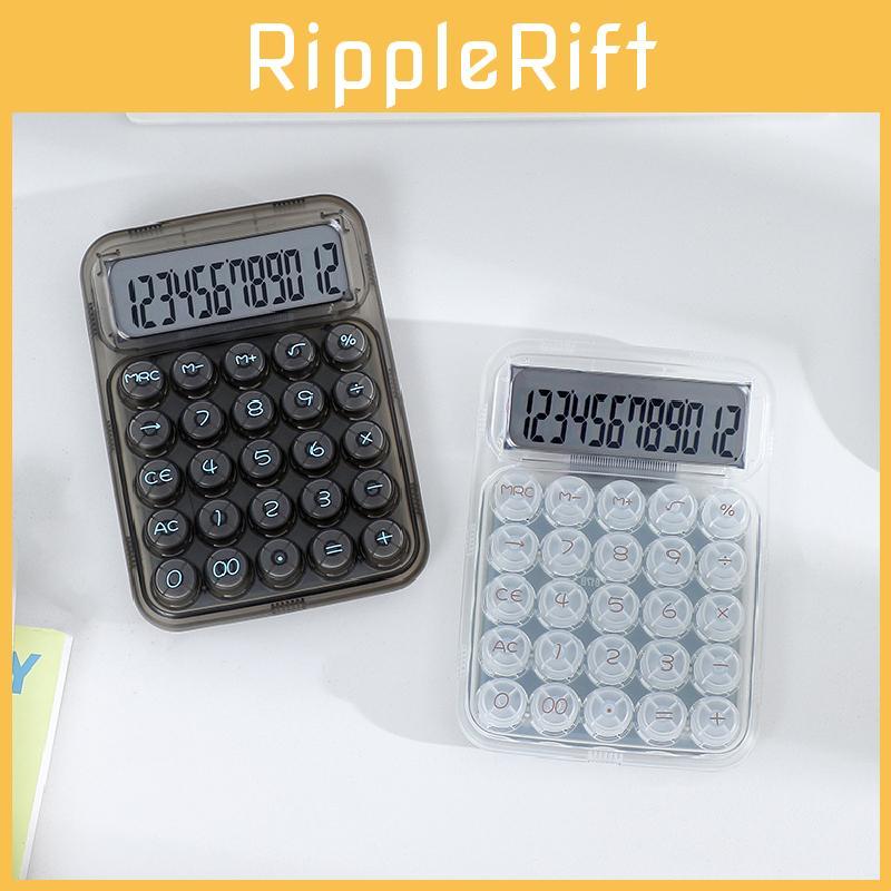 Financial Transparent Stylish Calculator Large Screen Electronic Office Tool