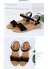 Women's Korean Style Wedge Sandals - Genuine Leather, Non-slip, Suede High Heel Platform, Fashionable Summer Footwear