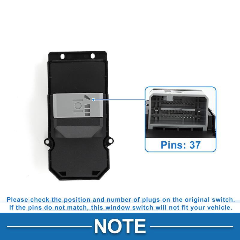 X Autohaux Front Right Power Window Switch for Honda Accord 2008-2012 No.35760TA0A01