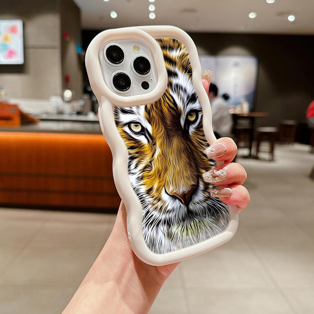 Ae99 Tigers Lion Love Design Art Protective Phone Cases for Samsung S23 S24 Ultra A15 A55 A14 A13 A25 A54 A51 A04s S20 FE Big Wave TPU Back Cover