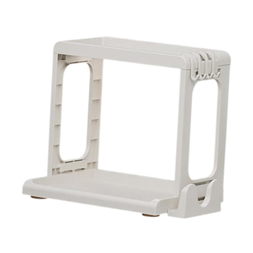 Kitchen Condiment Organizer Cabinet Dustproof Multipurpose with Door Solid Spice Holder Cupboard for