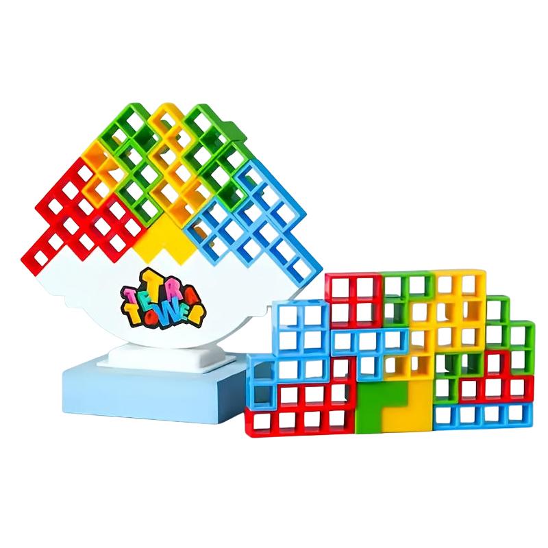 Non-Toxic Tetris Tower Balancing Stacking Toys Children Blocks Balance Tower Board Game Smart Balance Stacking Kids Toys