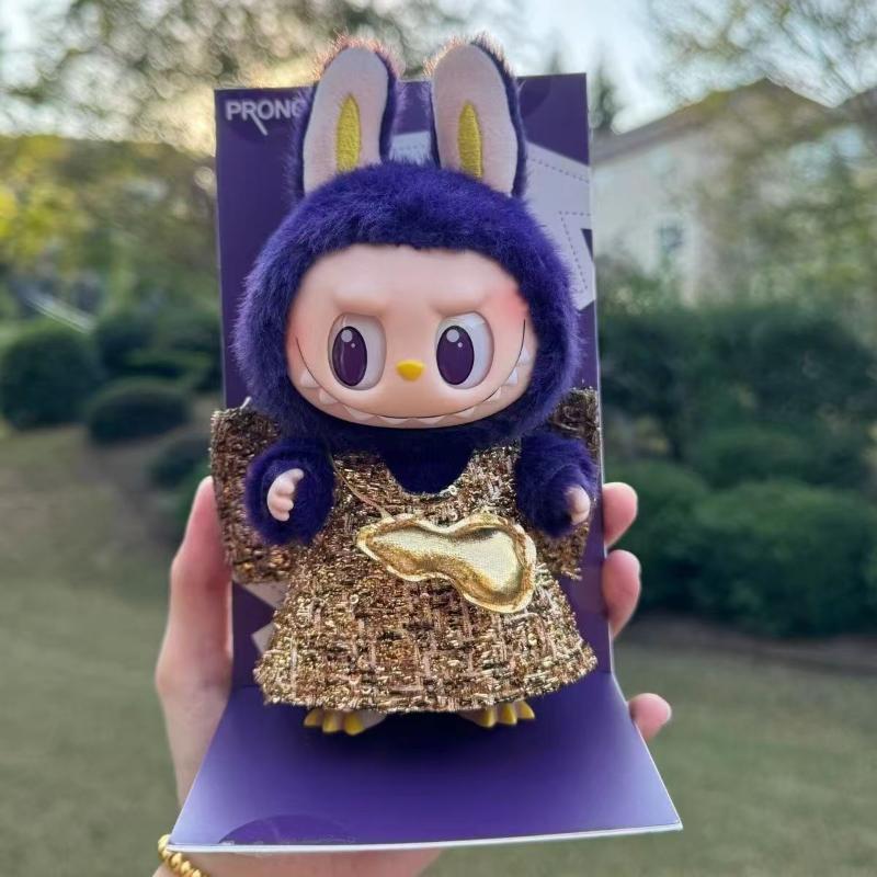 Bubble Mart Milano Bambola Vinile Peluche Ciondolo Trendy Cool Viola Piccolo Angelo Portachiavi Popolare Cartone Animato Giocattolo Portachiavi per Borse Cartella Zaini