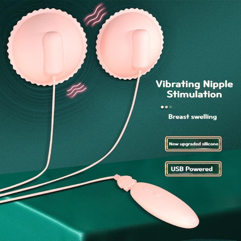 Women Vibrator Nipples Clitoral Sex Toys Electric Breast Massager Suction Cups Clitoral Stimulator For Adults Nipple Stimulator