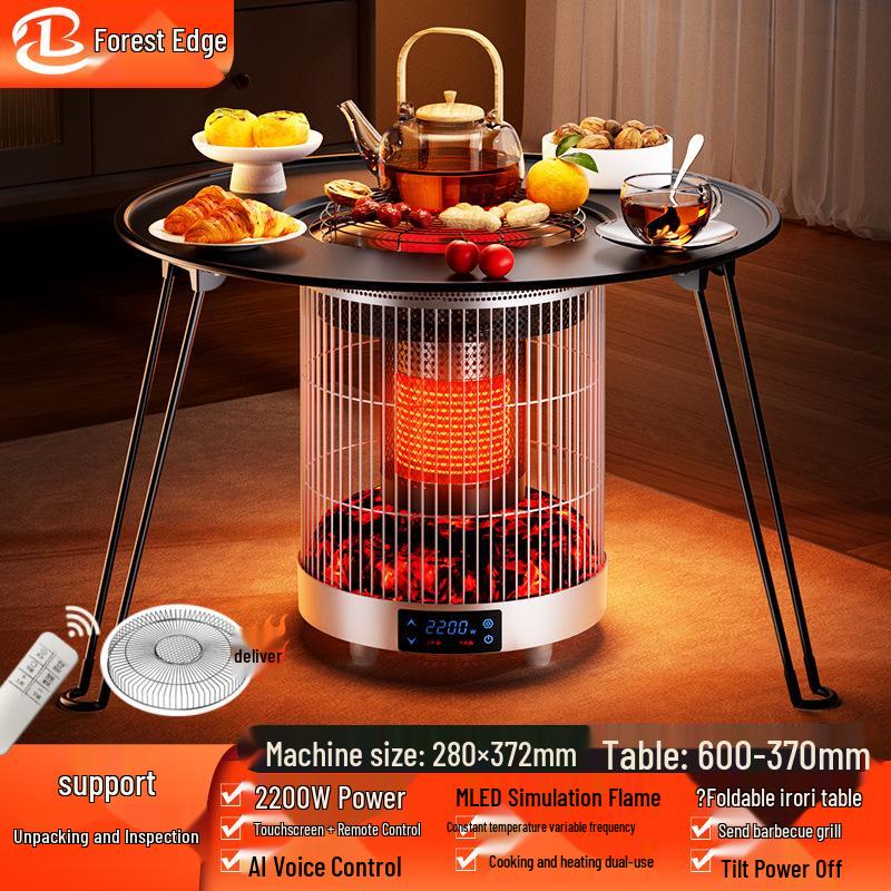 Linbian Multifunctional Electric Fireplace & Tea Warmer
