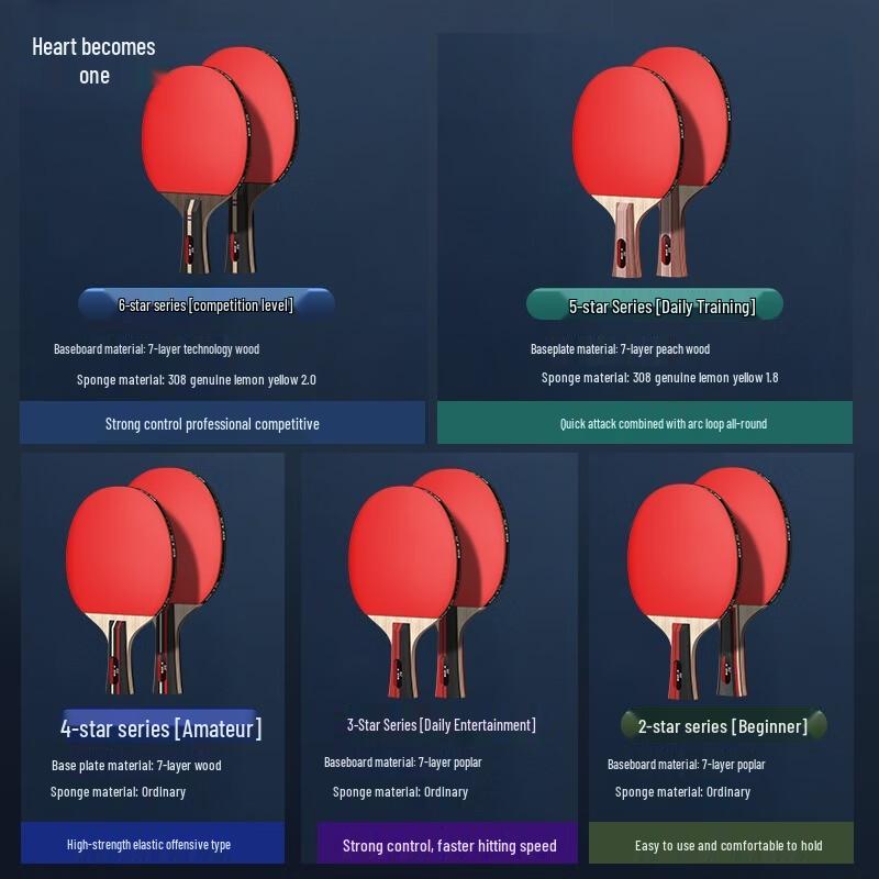 

Professional Shakehand Table Tennis Racket Set