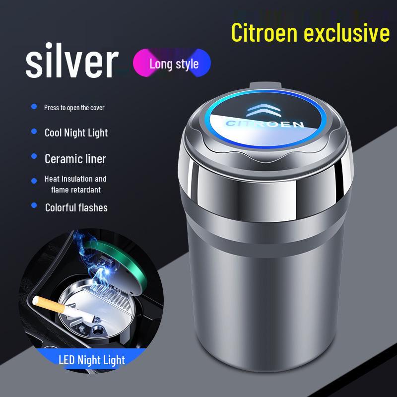Seven-Color Ambient Light for Citroën Versailles C5/X, C6, and C3-XR Ashtrays