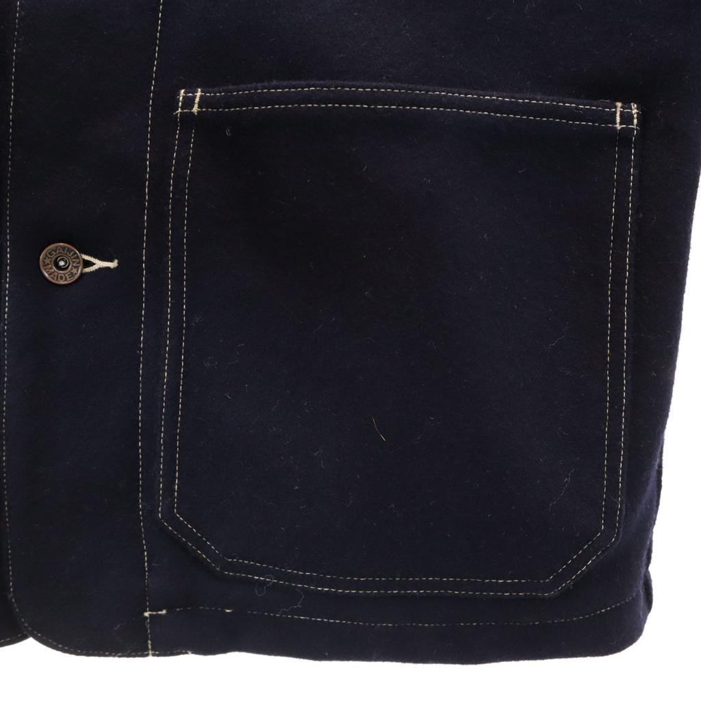 GAIJIN MADE Light Melton Coverall S Navy Men's Used