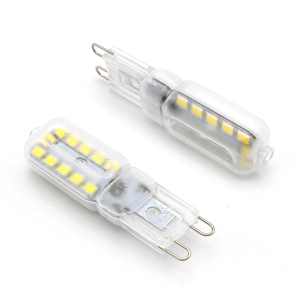5PCS G9 LED Lights Dimmable Bulb SMD 2835 Spotlight for Crystal Chandelier Replace 20W 30W Halogen Lamp Lightings AC 110V 200V