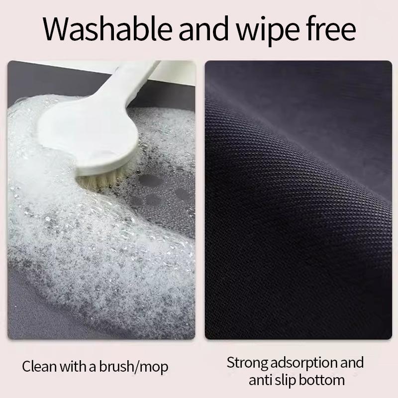 Rubber Coffee Countertop Drain Pad Quick Dry Coffee Dish Cup Drying Mats Kitchen Dining Table Large Absorbent Draining Mat