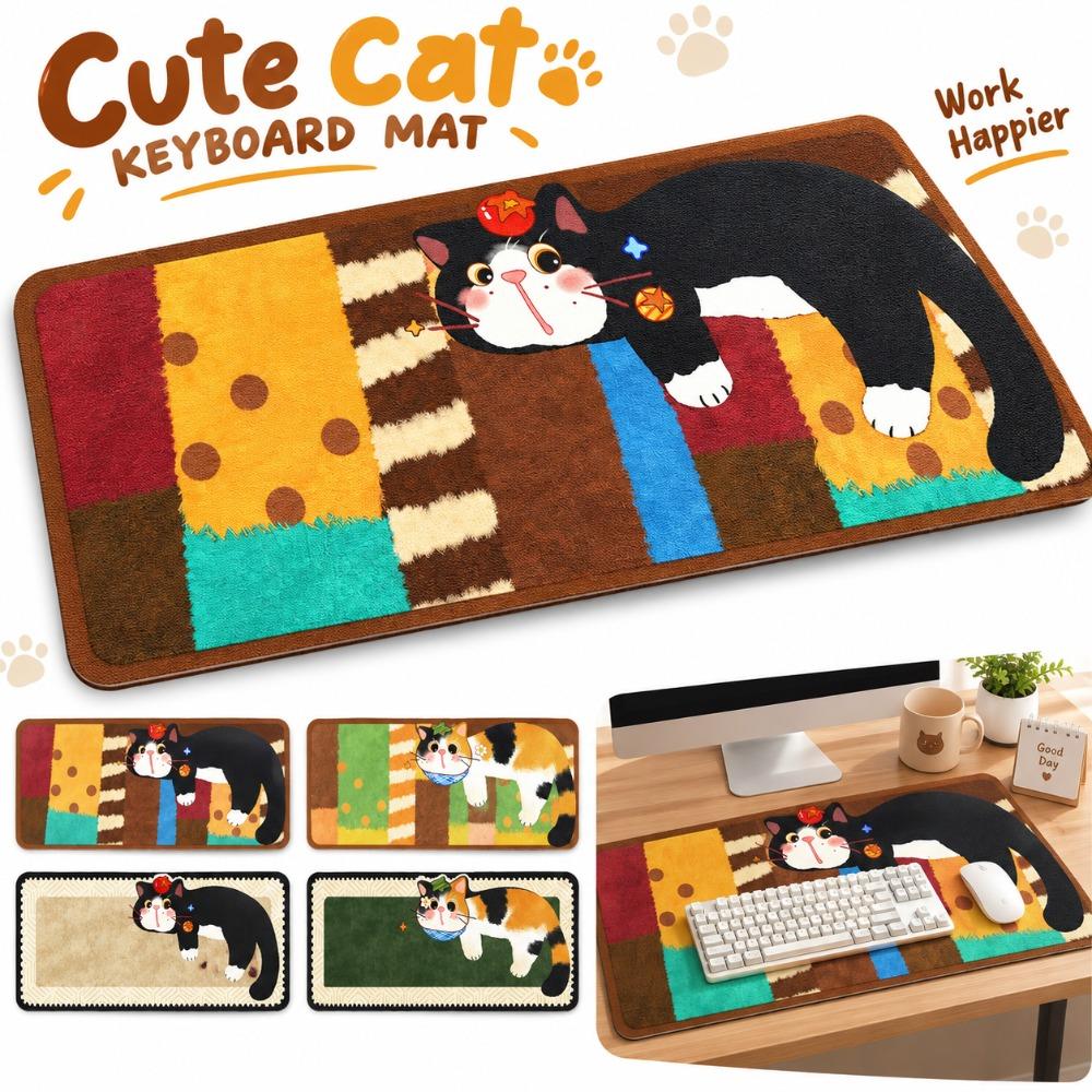 Large Size Keyboard Mice Mat Non-slip Laptop Table Mat New Rubber Mouse Pad Office