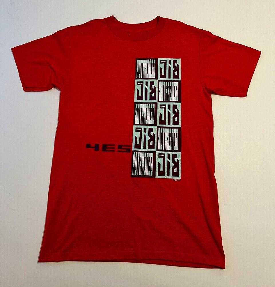 1987 Yes Band Big Generator Tour Shirt Classic Red Unisex S-5XL LE521 Unisex T-Shirt XXXL