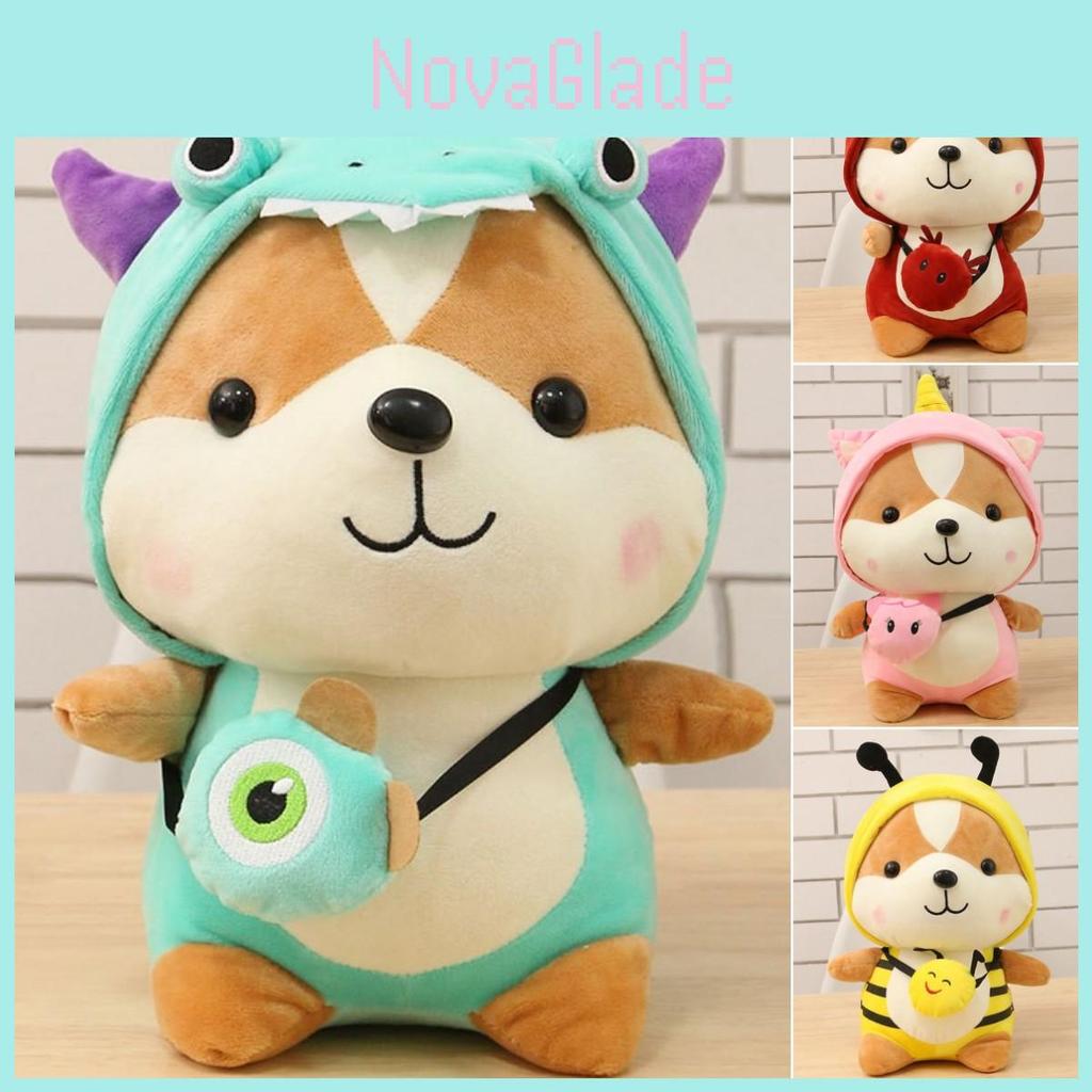 Cute And Soft Squirrel Plush Toy For Kids Dinosaur Dressup And Bee Costume Included