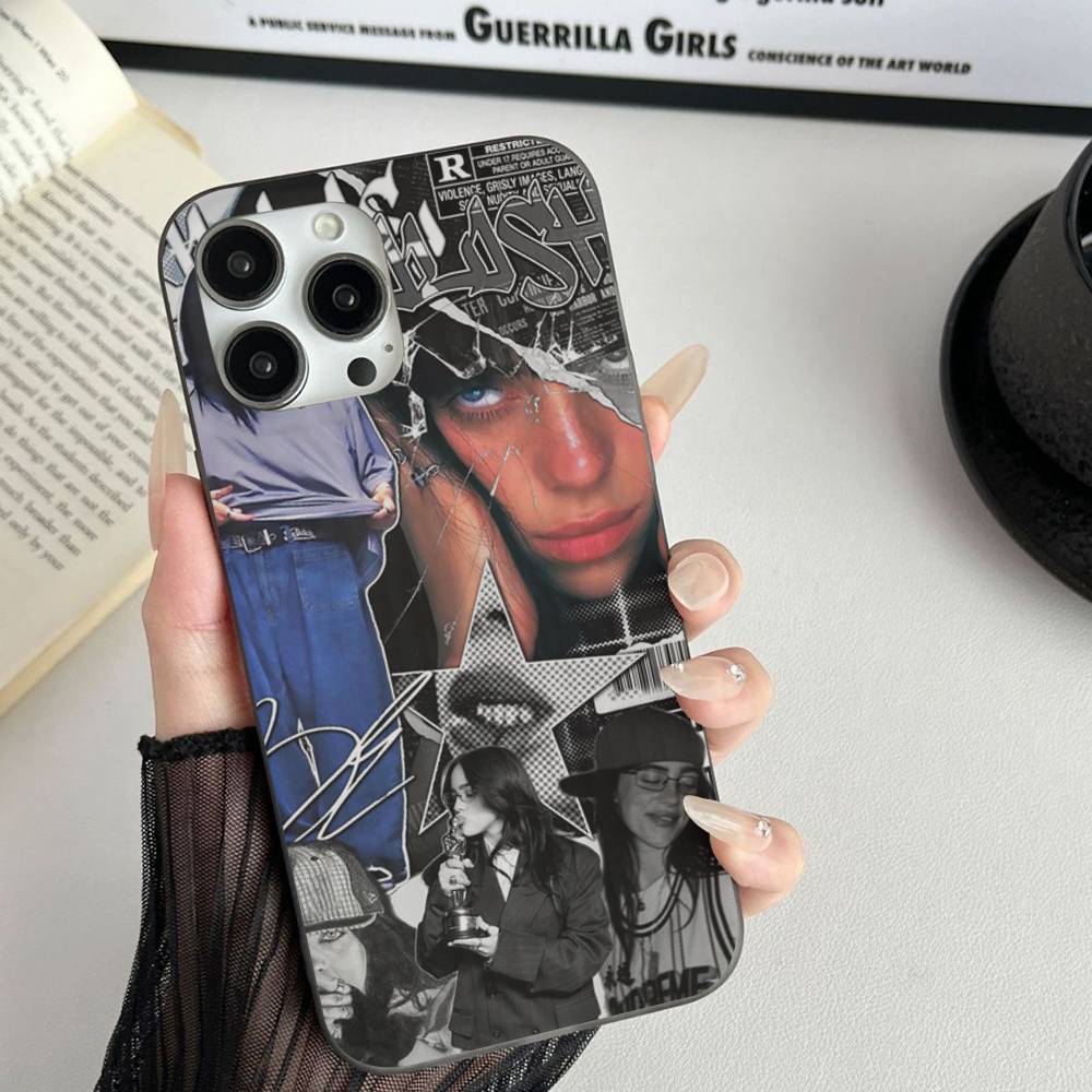 

Чохол для телефону Поп-співачки B-Billie з гофрованими смугами Для IPhone 17 16 15 14 13 12 11 Pro Max Plus Pro Ударостійкий чохол iPhone 15