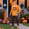 Druck Niedliches Familien-Set Pyjamas, Hauskleidung, Familien-Set Langarm-Oberteil Hosen-Set