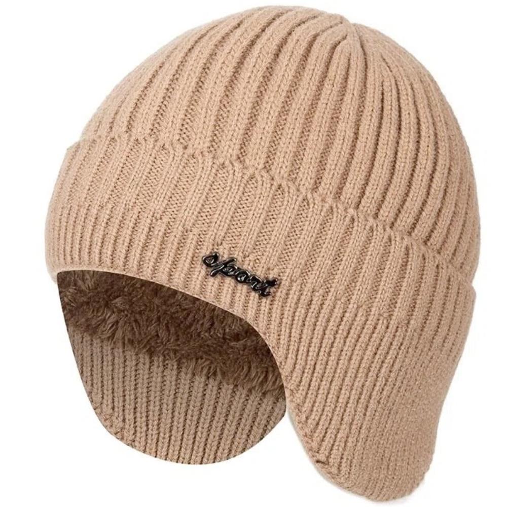 

Hot Sale Unisex Earflap Winter Hats Stylish Soft Beanie Hat For Men Women Outdoor Warm Hat 55cm-60cm хакі