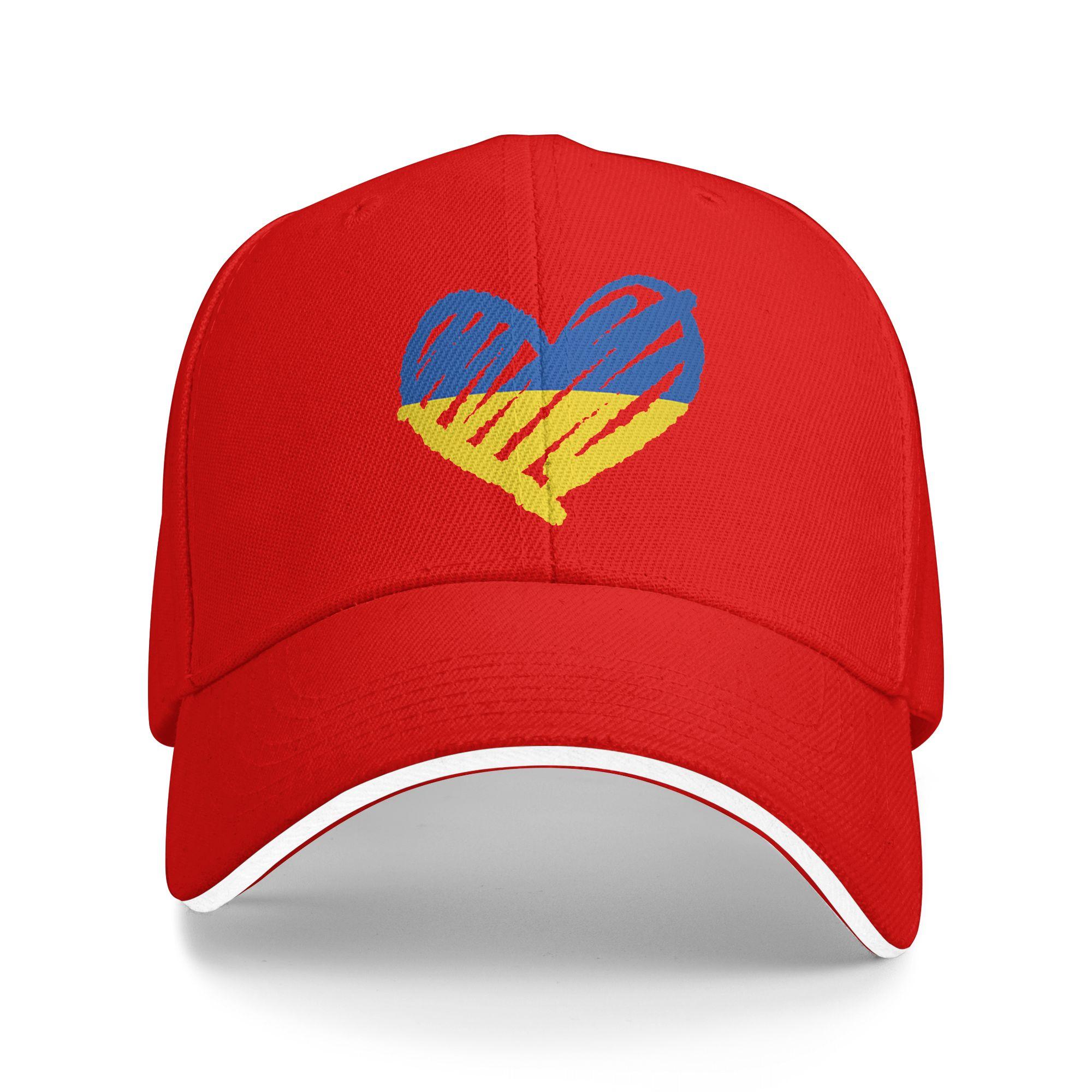 Women Unisex Ukraine Flag Sunflower Ukrainian Outdoor Hat Adjustable Cap Casual Baseball Cap Golf Hats One Size