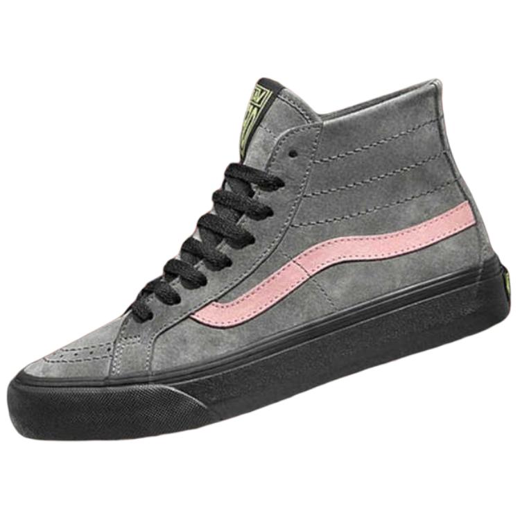 Vans Sk8 Deco Comfortable Versatile Durable High-Top Skate Shoes Unisex Sneakers Gray VN0A4BX6SKQ